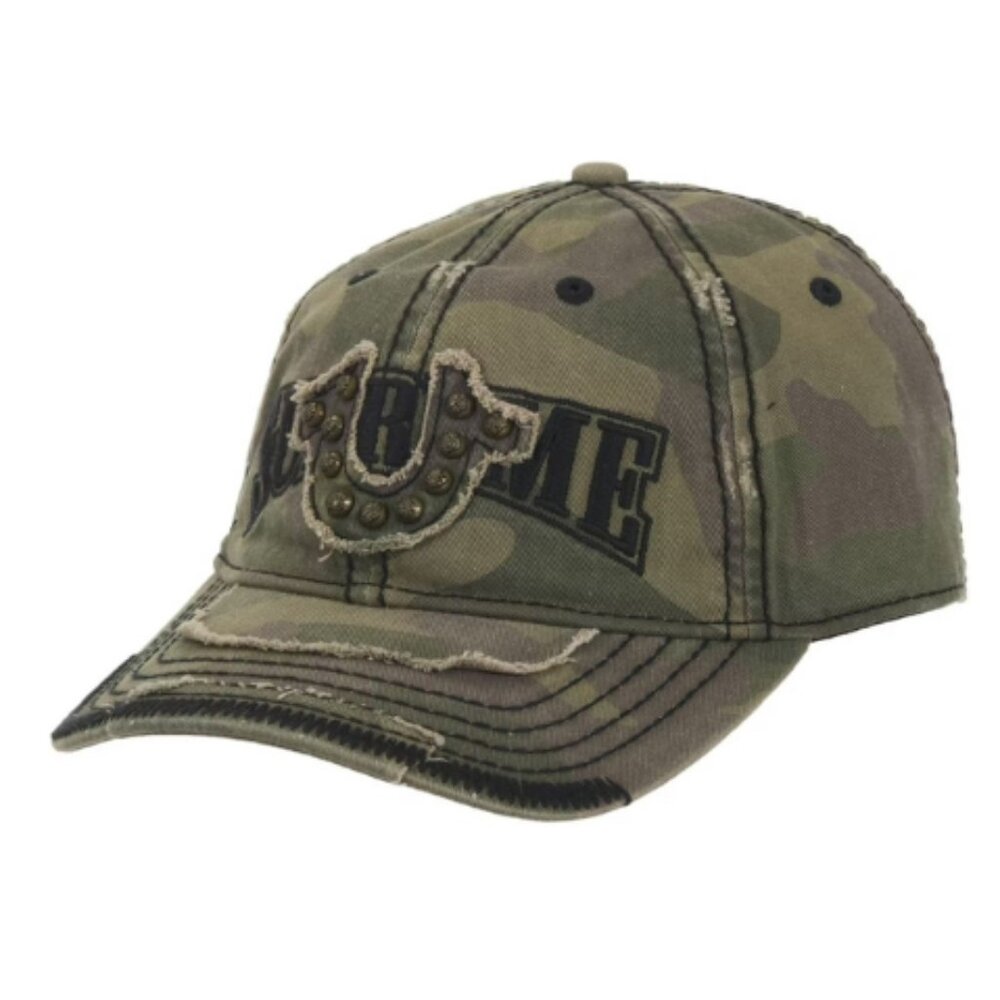 Supreme/ True Religion® Mesh Back 6-Panel Hat Olive Camo Streetwear SOLD OUT